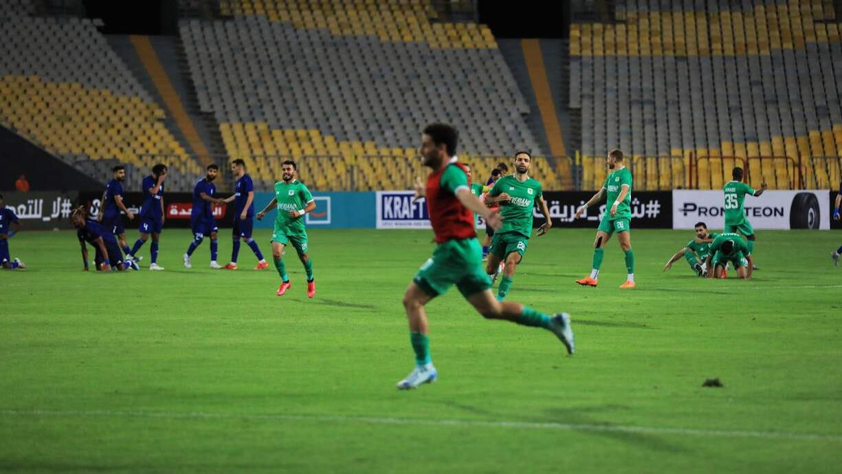 المصري يفوز على الهلال الليبي