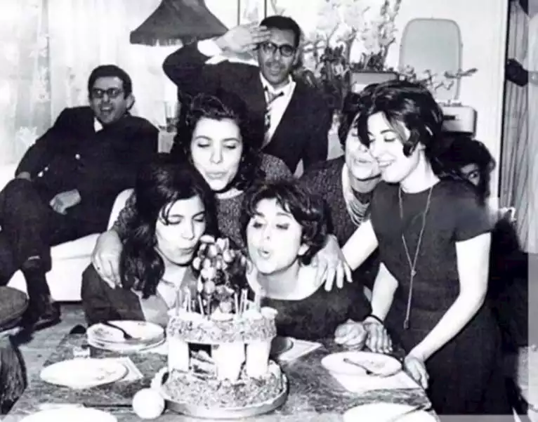 سعاد حسني في حفل عيد ميلادها