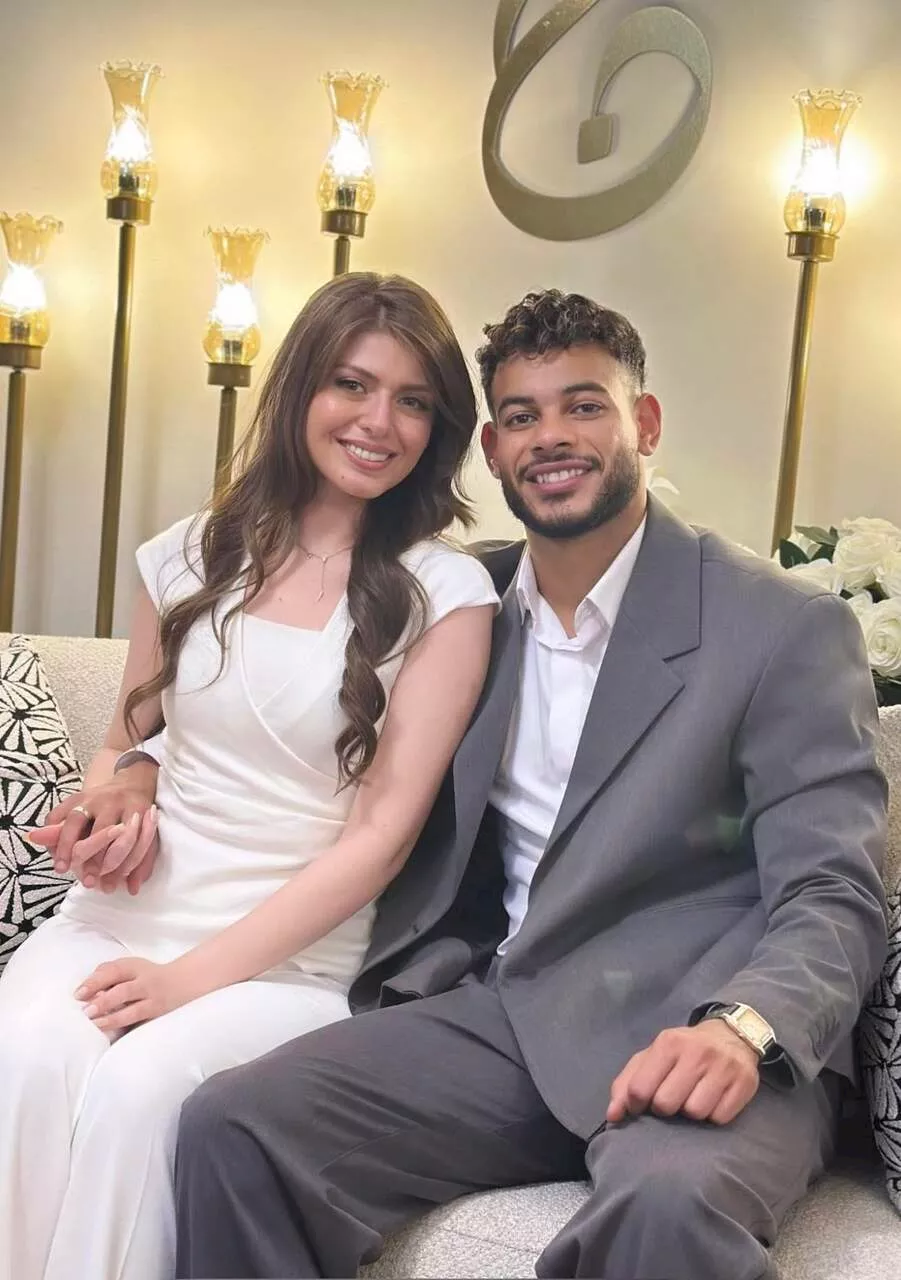 خطوبة نبيل عماد دونجا لاعب الزمالك