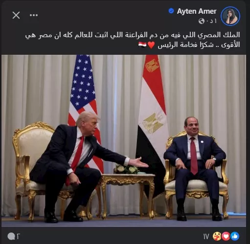 ايتن عامر على فيسبوك