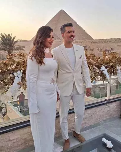 منة شلبي وحاتم صلاح وهايدي موسى.. 20 صورة لـ أحدث أفراح الوسط الفني_10