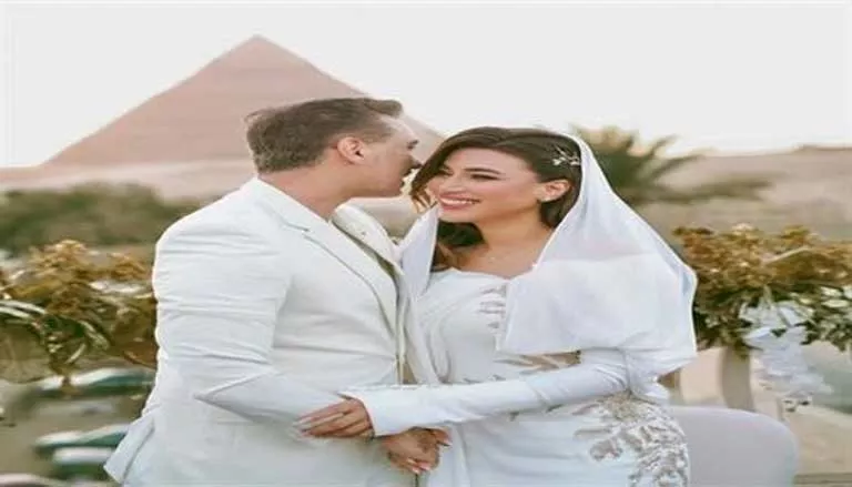 أول تعليق من هايدي موسى بعد عقد قرانها بالأهرامات_6