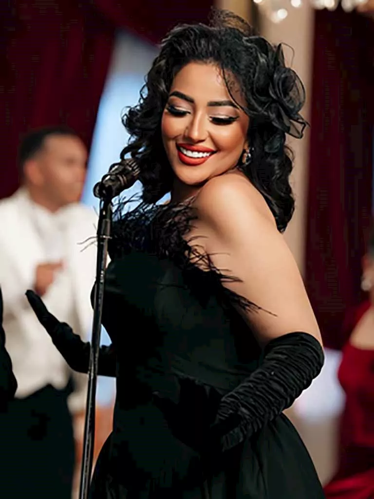 رحمة محسن في عمل فني