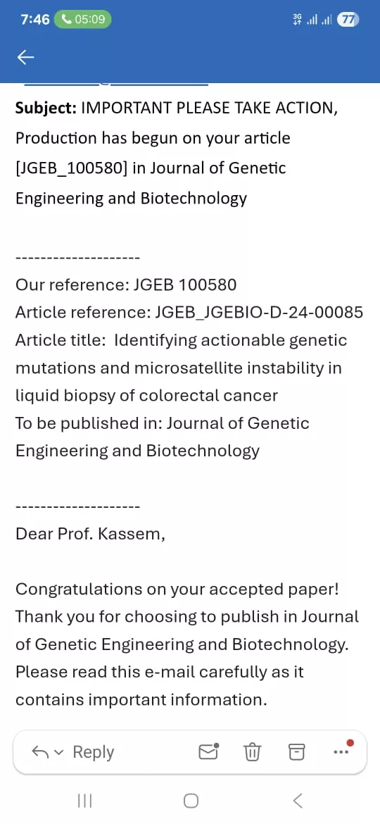 إنجاز بحثي بجامعة القاهرة يكشف طفرات جينية لسرطان القولون