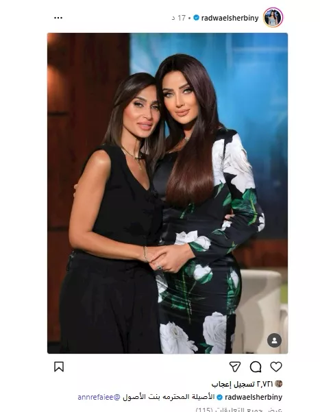 رضوى الشربيني على انستجرام