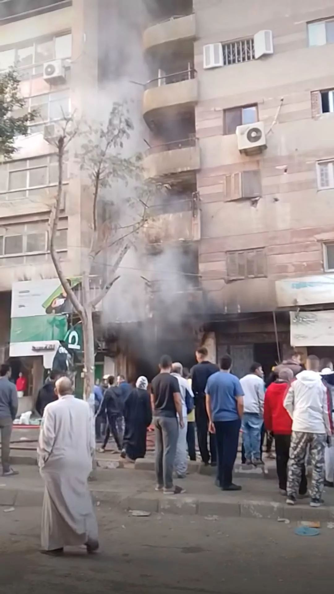 حريق يلتهم شقتين