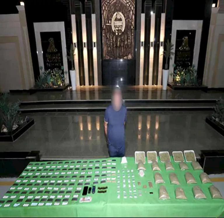 المتهم + المضبوطات