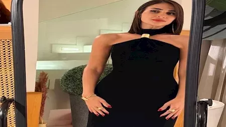 بـفستان جريء أحدث ظهور لـ آن الرفاعي.. زاهد