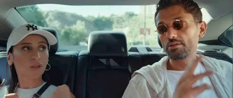 كريم ودينا الشربيني في لقطات ومشاهد من فيلم طلقني (2)