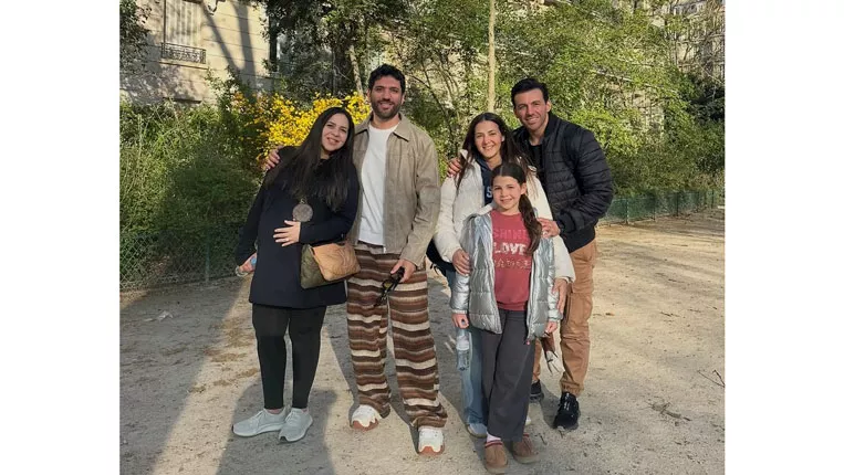 إيمي سمير غانم وزوجها حسن الرداد ورامي رضوان ودنيا سمير غانم وابنتها كايلا