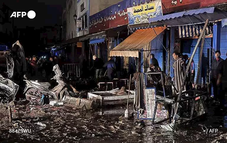 فيضانات في آسفي المغربية