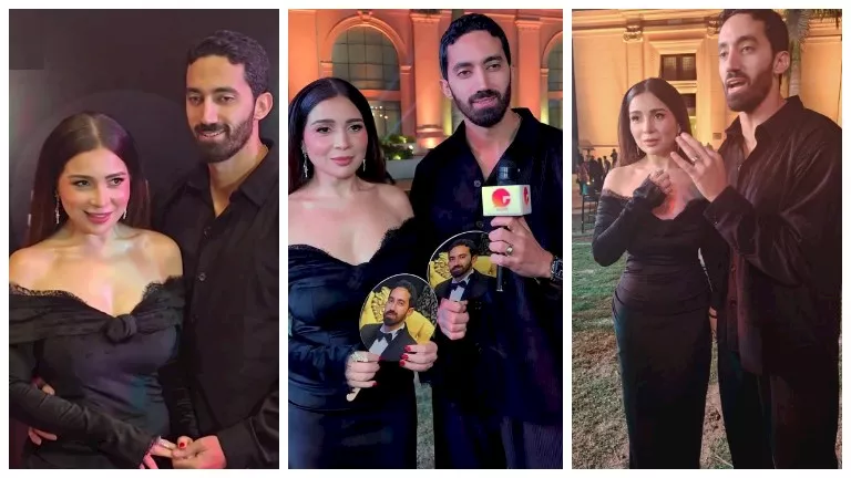 "ماتشينج باللون الأسود".. أحدث ظهور لـ مي عز الدين وزوجها في حفل شاهد