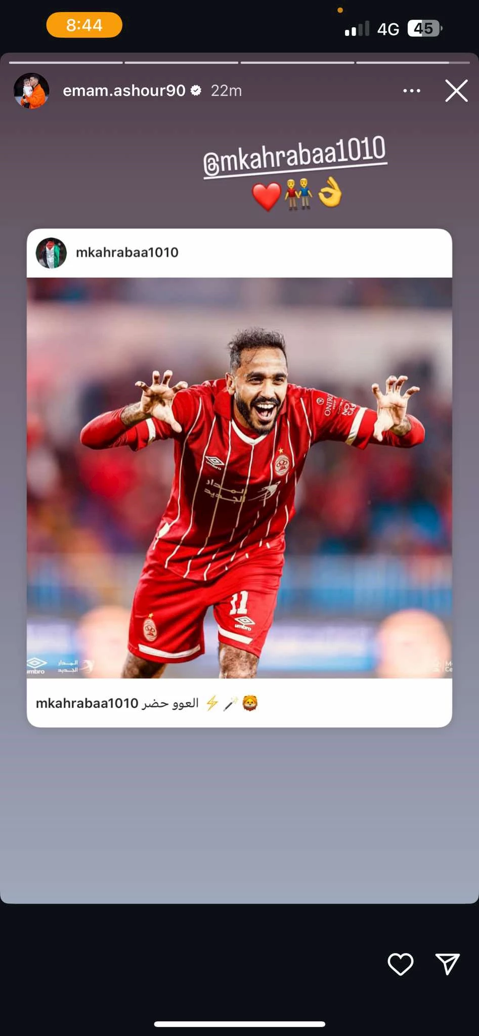 ستوري إمام عاشور