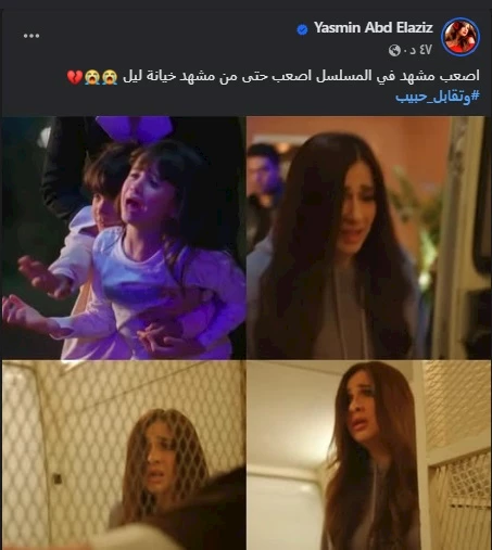 ياسمين عبدالعزيز على فيسبوك