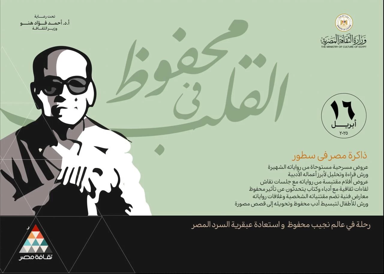 قصور الثقافة تحتفي بنجيب محفوظ بقصر الإبداع الفني (1)