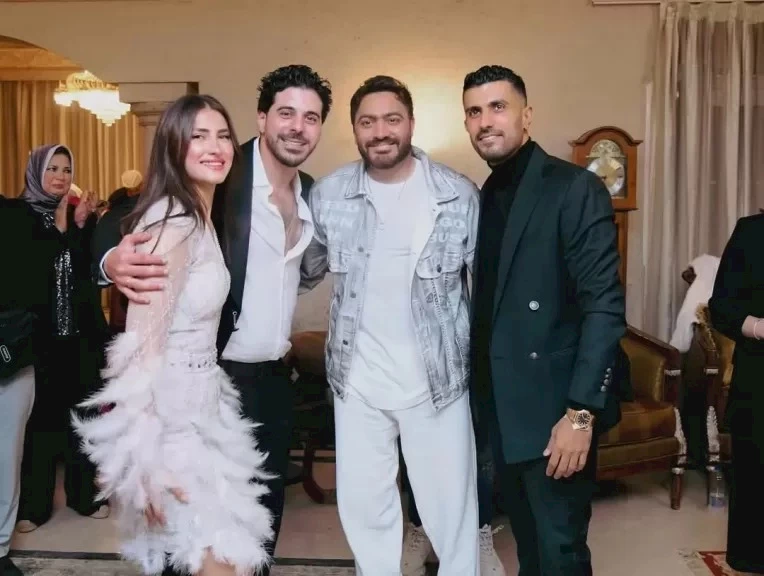 بحضور تامر حسني ومحمد سامي.. خطوبة المونتير عمرو عاكف