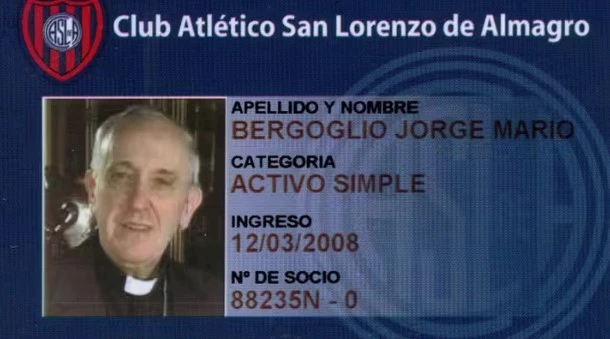 بطاقة تشجيع الباب فرنسيس