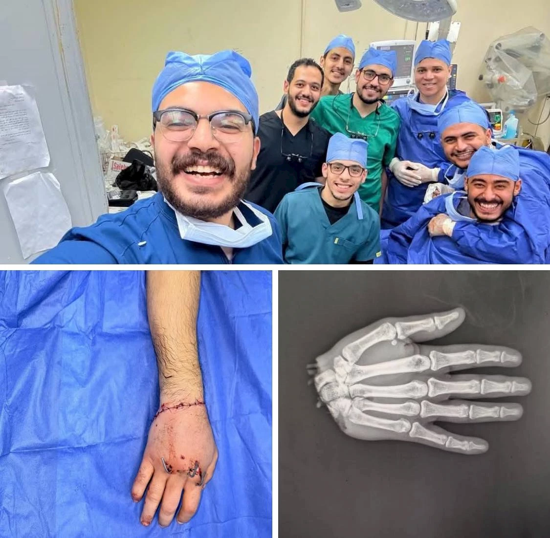 الفريق الطبي