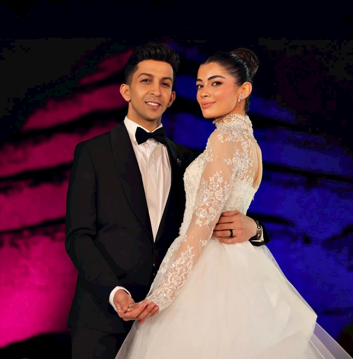 حفل زفاف ليلى زاهر وهشام جمال