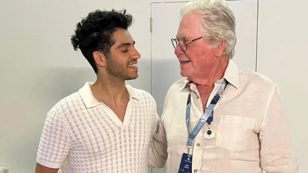 حسين فهمي ومينا مسعود