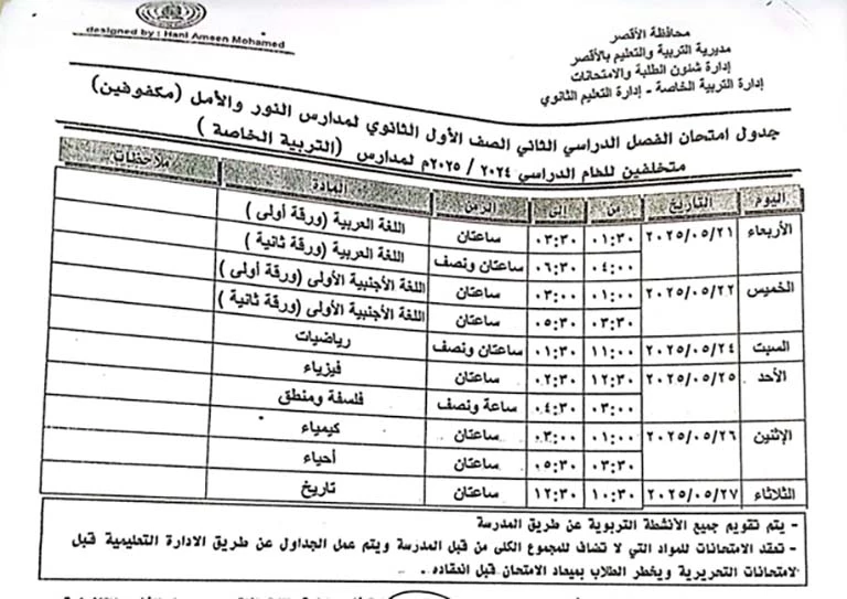 امتحانات الفصل الدراسي الثاني (33)