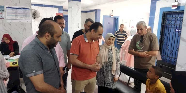 وكيل صحة الشرقية يتابع تجهيز وحدة قرية المهدية للاعتماد الصحي (1)