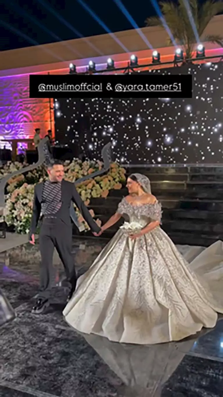 حفل زفاف المطرب مسلم على يارا تامر (11)