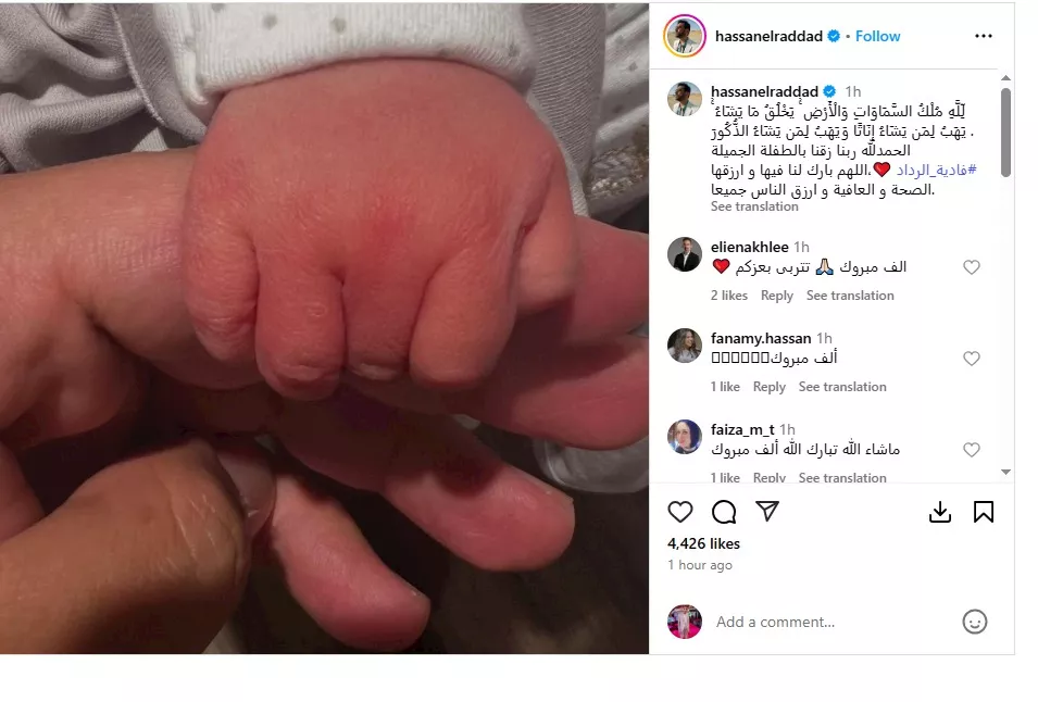 ابنة حسن الرداد وإيمي سمير غانم_1