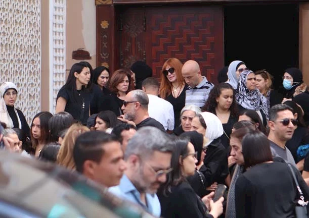 جنازة وليد مصطفى زوج كارول سماحة (4)