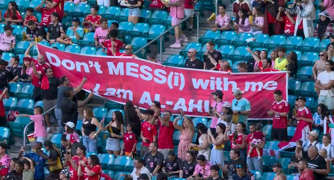 رسالة جماهير الأهلي قبل مباراة إنتر ميامي