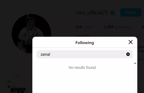 زيزو يلغي متابعة حساب الزمالك