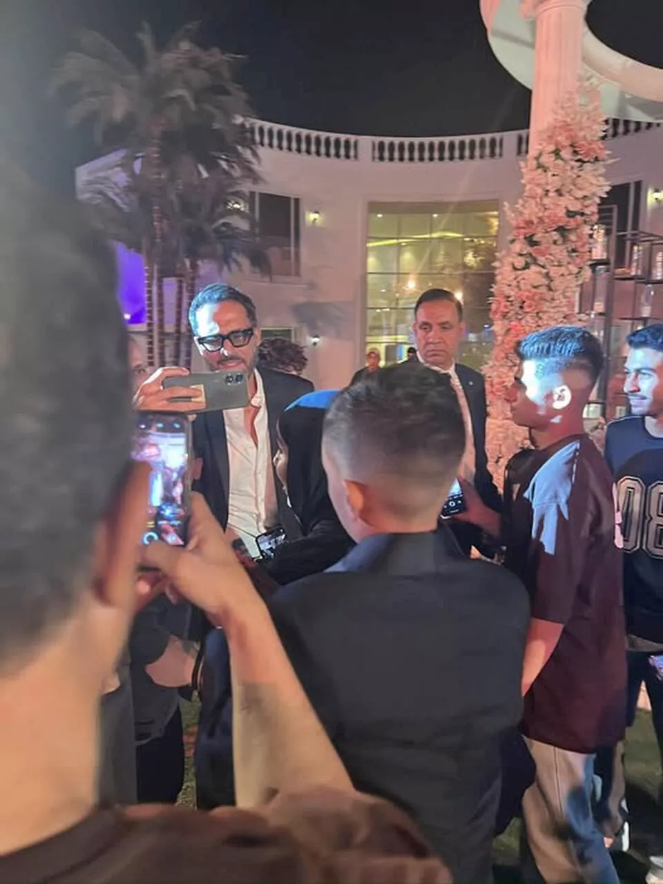 يوسف الشريف في حفل زفاف محمد شحاتة