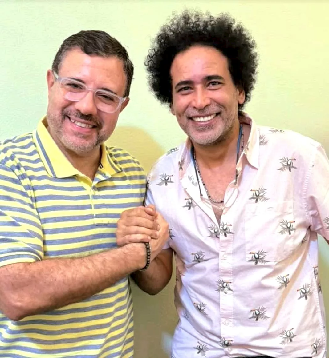 مصطفى مع ريتشارد الحاج