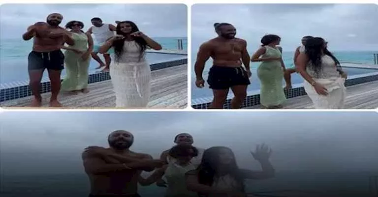 منة عرفة ترقص على أغنية تامر حسني