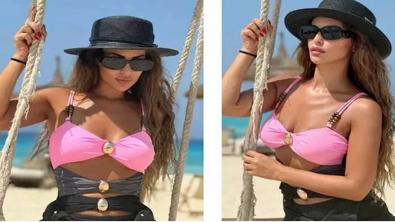 25 صورة أجمل إطلالات النجمات في الساحل الشمالي_3