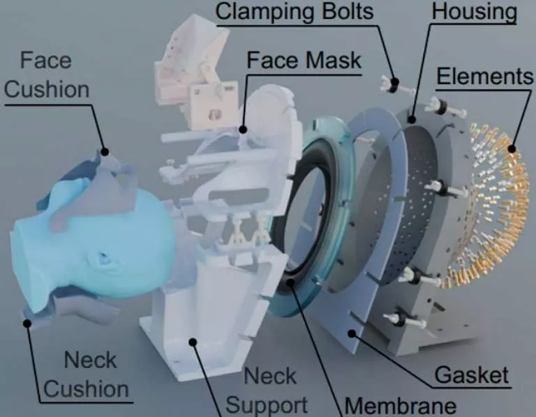خوذة موجات فوق صوتية