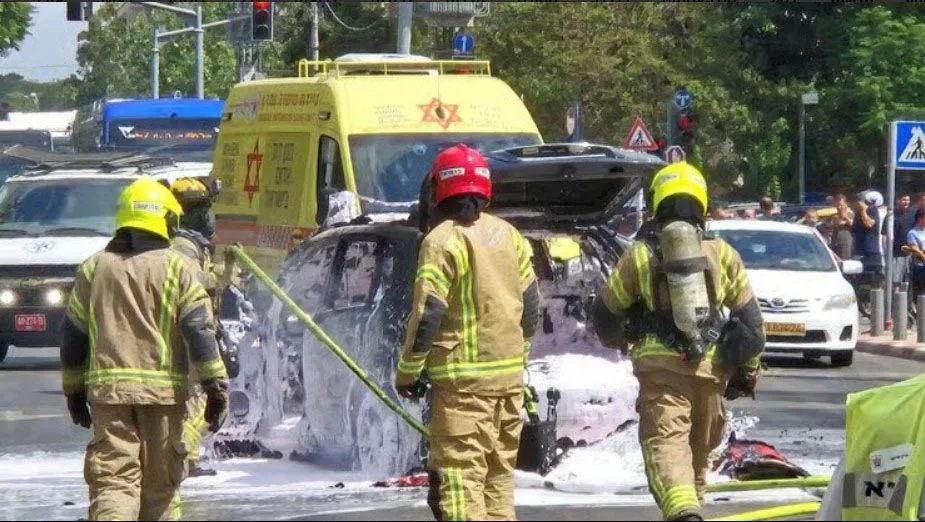 صورة 1 انفجار سيارة