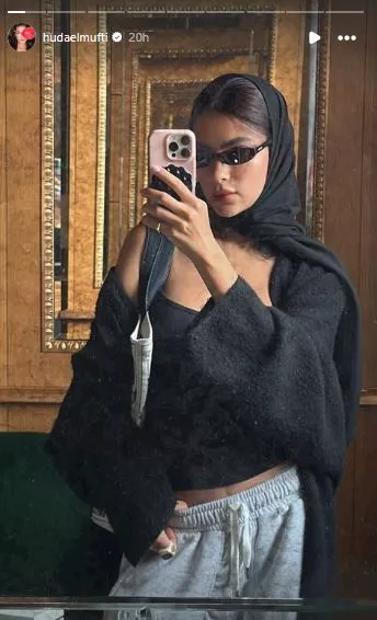 هدى المفتي تثير الجدل على انستجرام