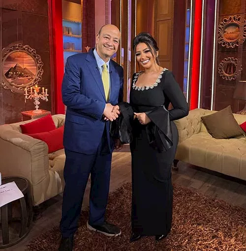 رحمة محسن مع عمرو أديب (1)