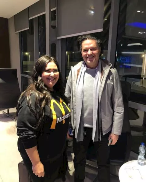 دعاء رجب مع الفنان راغب علامة