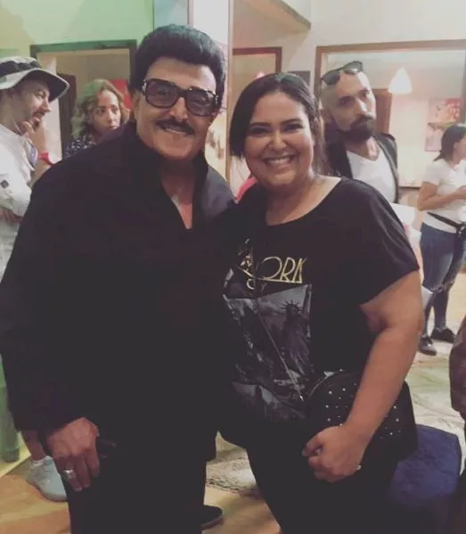 دعاء رجب مع الراحل سمير غانم