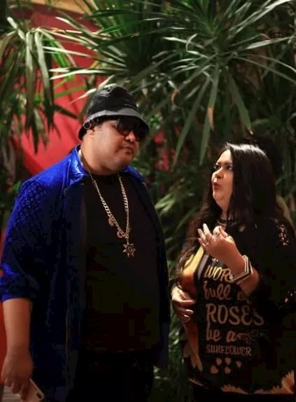 دعاء رجب مع الفنان أحمد فتحي