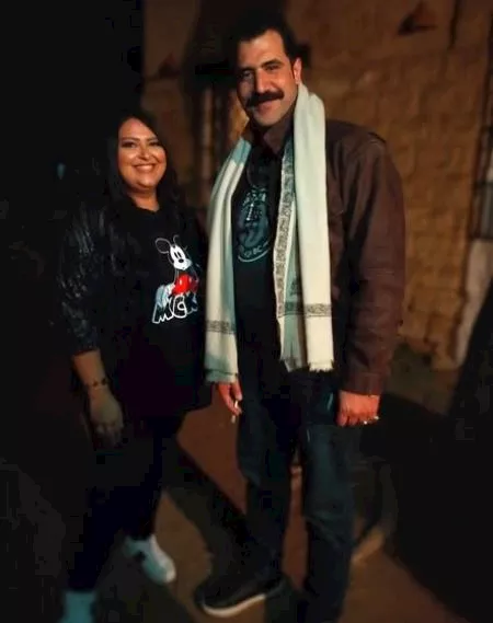 دعاء رجب مع الفنان محمود حافظ