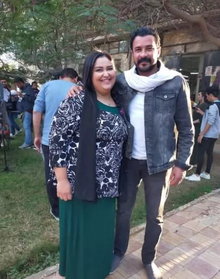 دعاء رجب مع الفنان محمد رجب