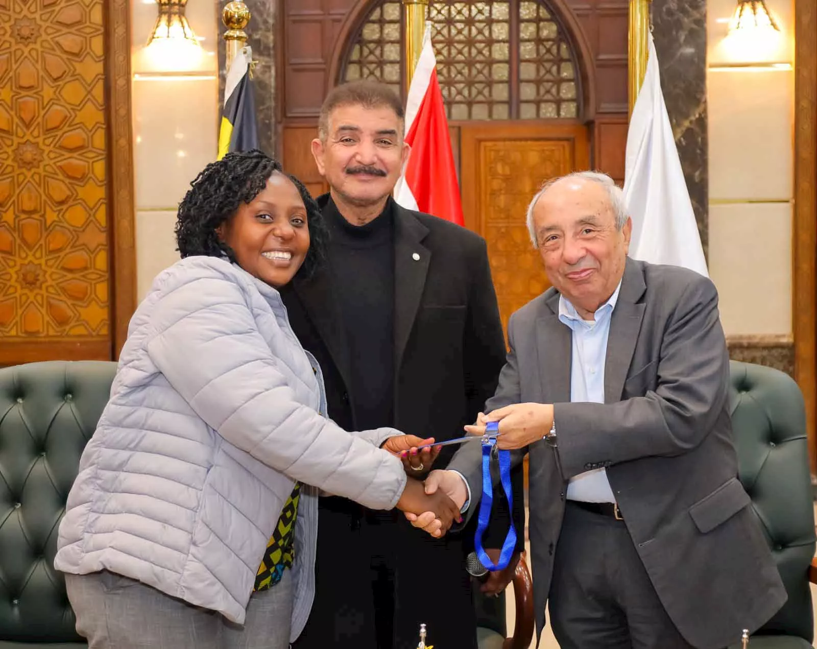 نقيب المهندسين يلتقي وفد هندسي أوغندي