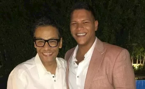 الفنان أحمد عبد الحميد ووالده الراحل_2