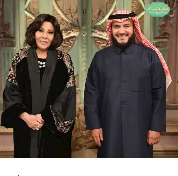 مشاري راشد ضيف الفنانة إسعاد يونس في برنامجها صاحبة السعادة1