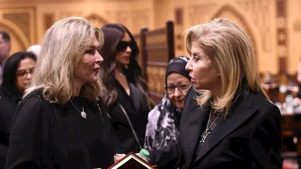 عزاء شقيقة الإعلامية هالة سرحان
