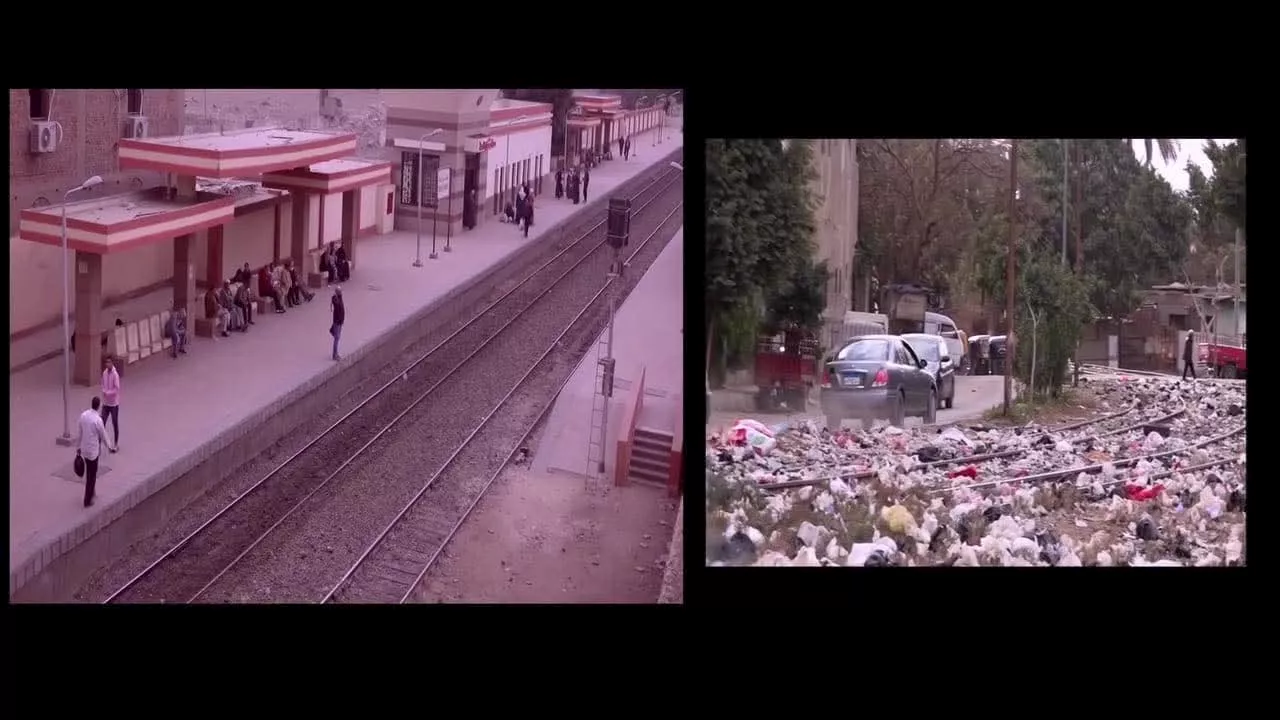 مخاطر إلقاء القمامة على شريط السكة الحديد