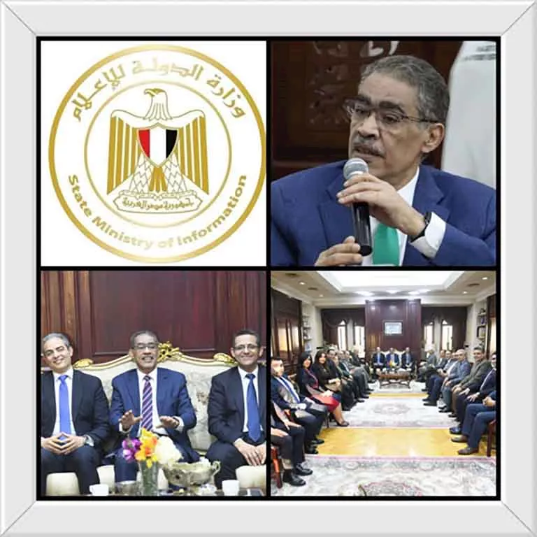 ضياء رشوان يلتقي وفدي نقابتي الصحفيين والإعلاميين لبحث سبل التعاون المشترك